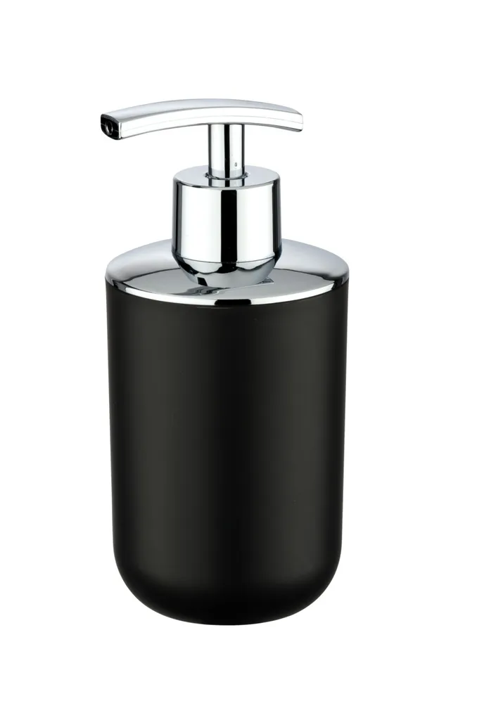 Dispenser Sapone Brasil Black Infrangibile - Ideale per Famiglie con Bambini