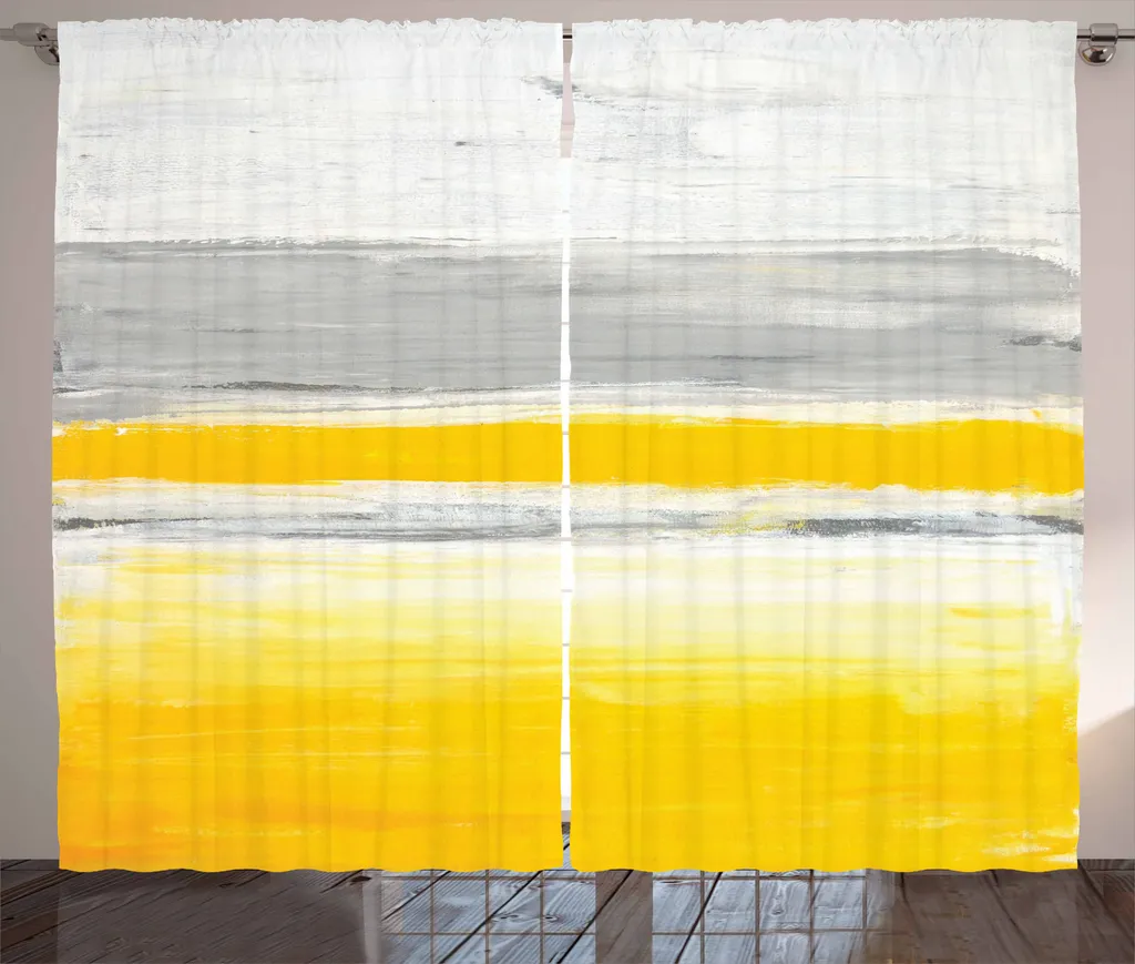 Tenda Artistica Acquerello Abakuhaus | Giallo Rustico 280x175 cm Luxury