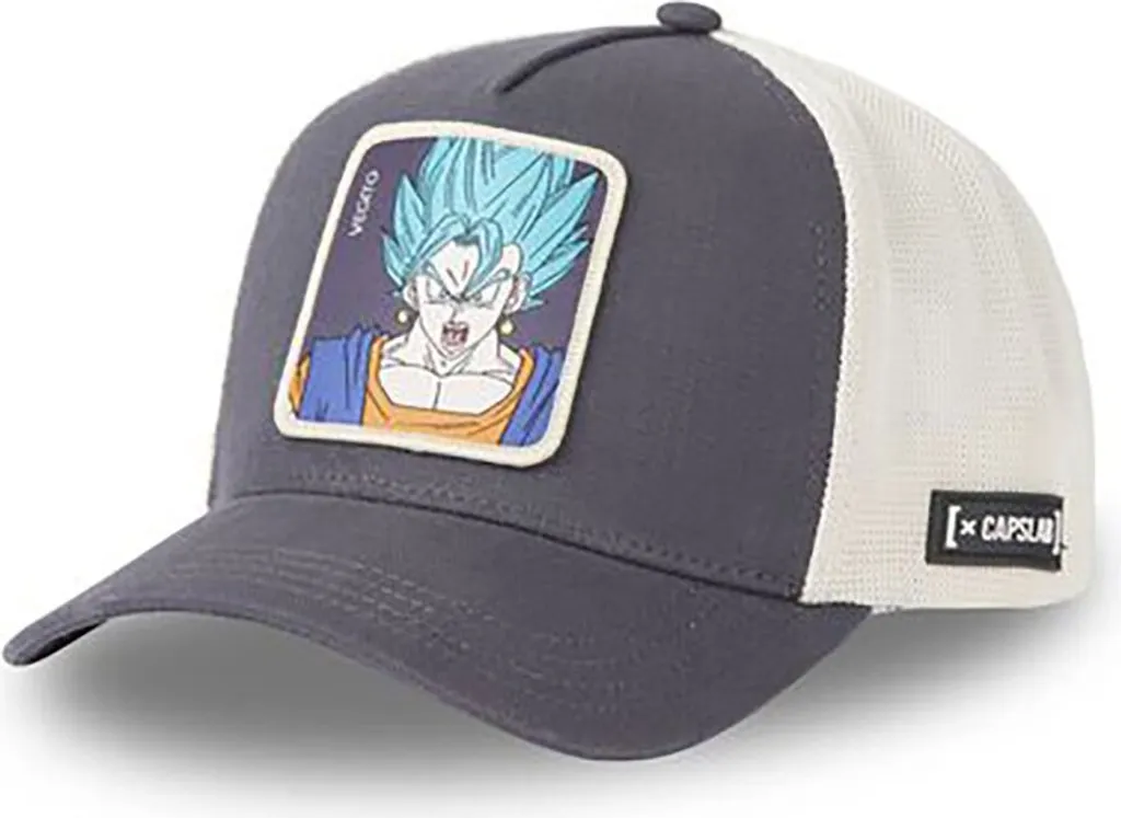 Capslab Fus Cap Uomo Nero - Cappello Trucker Dragon Ball Taglia Unica