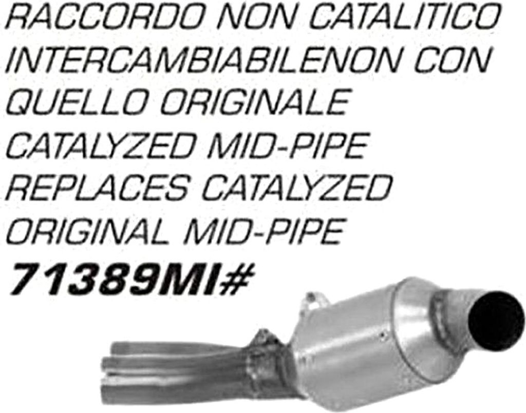 Raccordo centrale ARROW non catalitico per Honda CB 1000 R Immagine del prodotto 