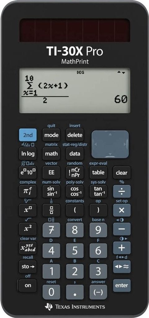 TEXAS INSTRUMENTS 30XPROMP/TBL/2E5  194 TI-30X Pro Obrázok produktu 