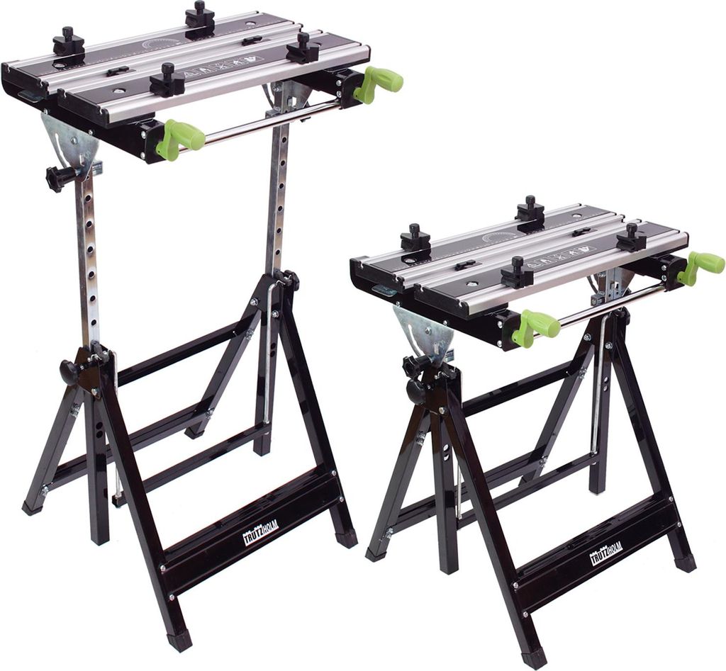 2 x Werkbank Premium Alu klappbar höhenverstellbar 7 Stufen Produktbild 