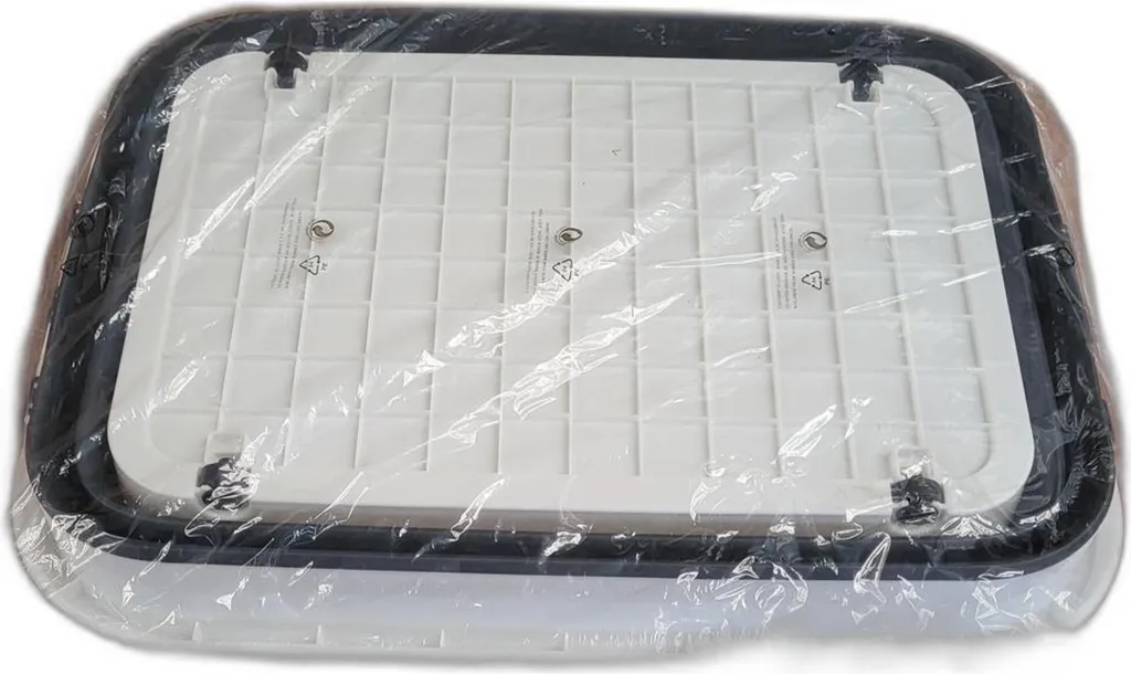 Caisse de rangement plastique pliable 65L Camp4 sur roulettes noires - 4
