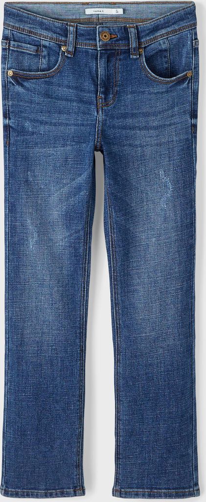 NKMRYAN STRAIGHT JEANS 2520-EL NOOS - Dark Blue Denim 158