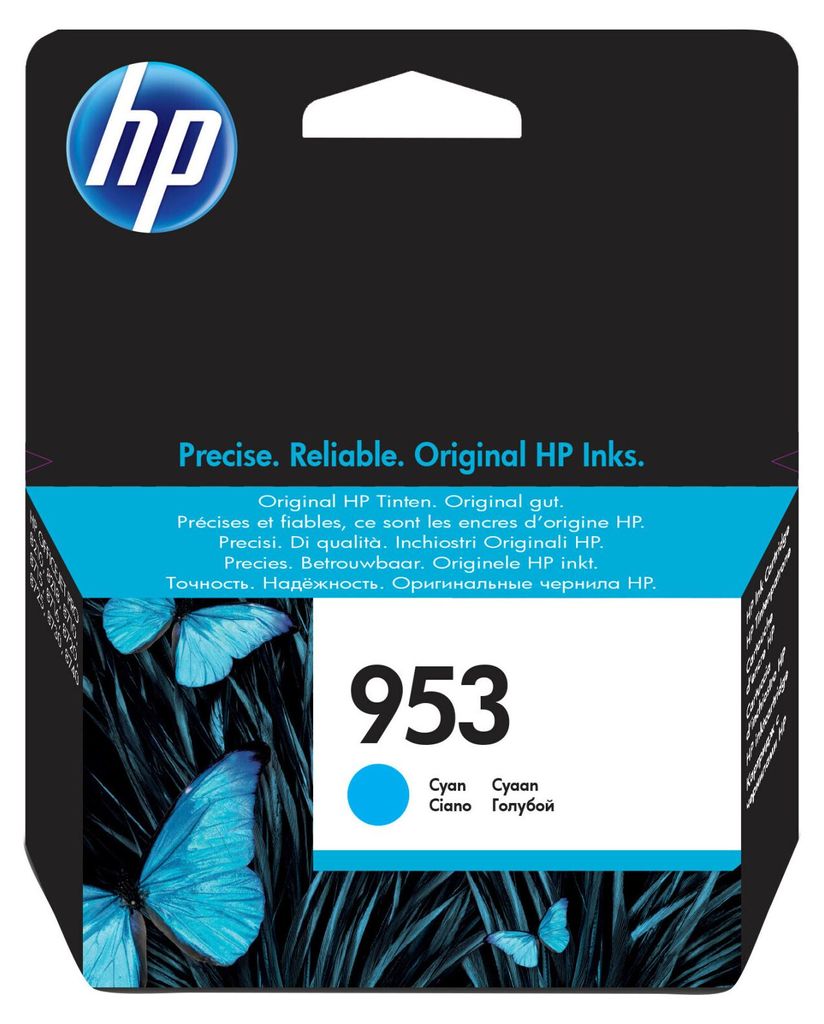 HP 953 Tintenpatrone Cyan 700 Seiten Produktbild 
