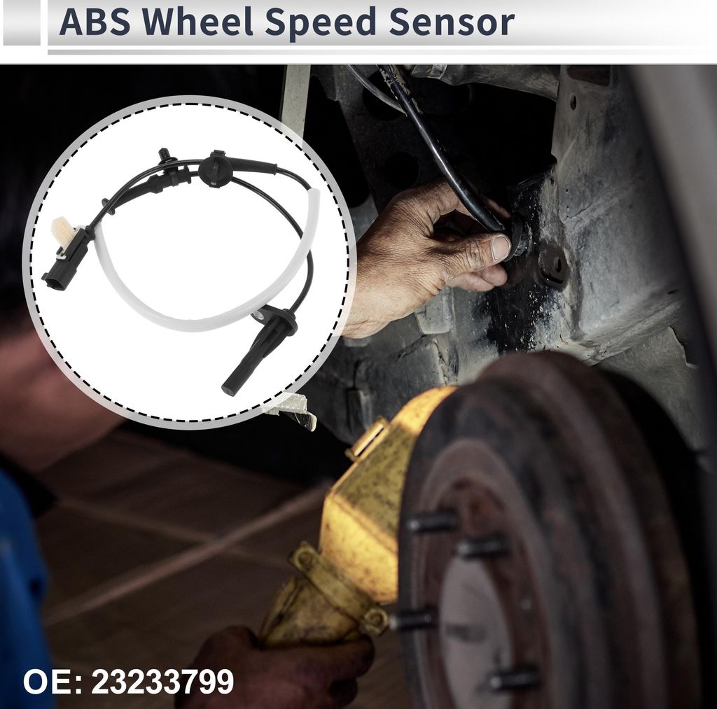 Hinterer rechter ABS-Raddrehzahlsensor für Chevrolet Colorado 2015-2022, für GMC Canyon 2015-2022 ABS-Sensor Nr. 23233799 1 Stück