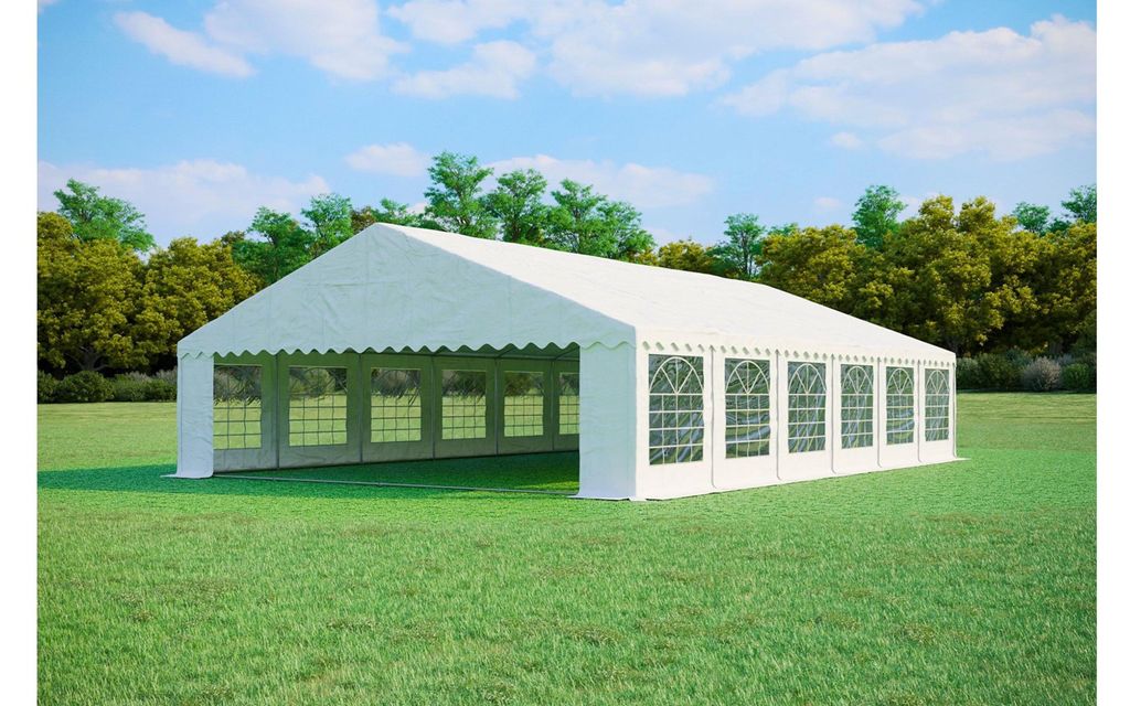 Partytent 8x12 m PREMIUM – PVC 500 g/m², brandvertragend, Productafbeelding 