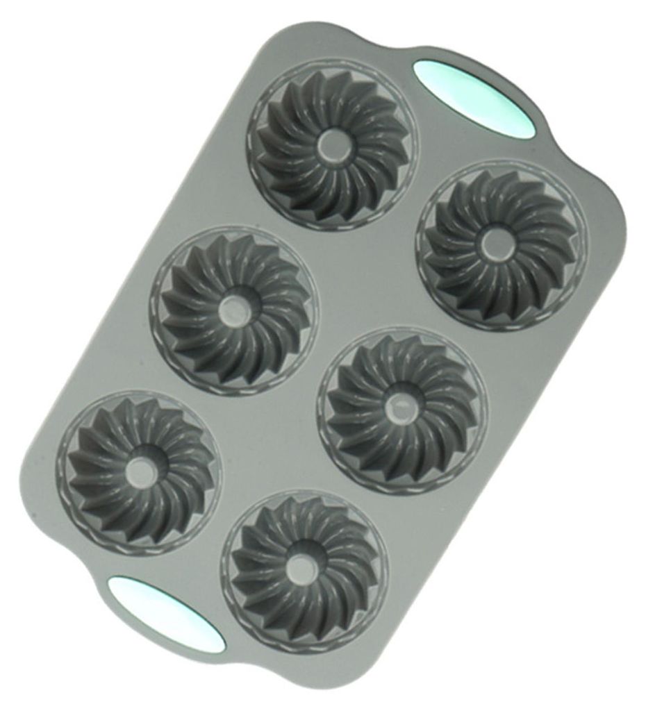 Silikonform für Weihnachtskränze, hitzebeständige Backform für Kuchen, Seife, Eiswürfel, lebensmittelecht, leicht zu lösende Cupcake-Form