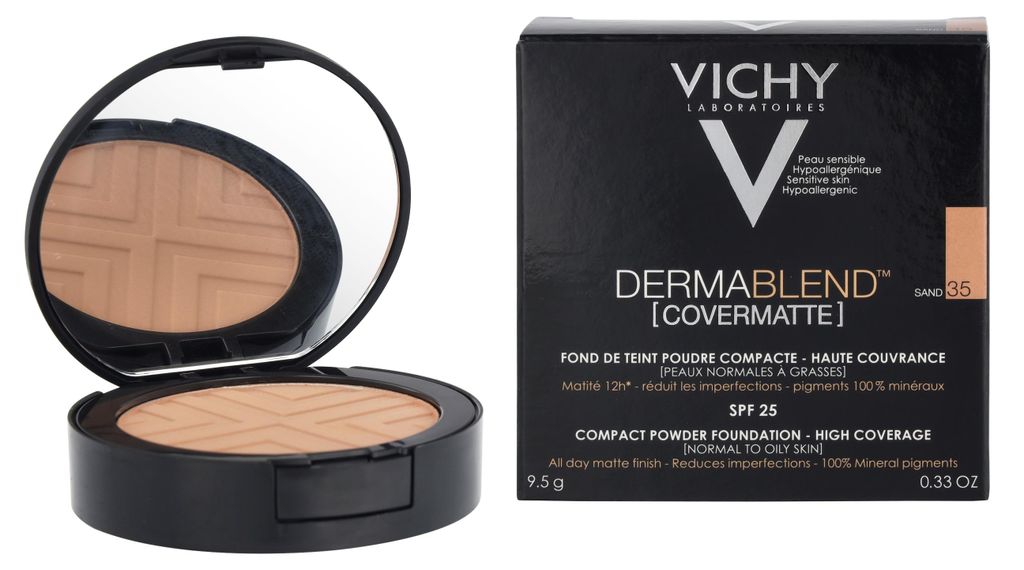 Vichy Dermablend Covermatte, Kompaktes Gehäuse, Puder, Produktbild 