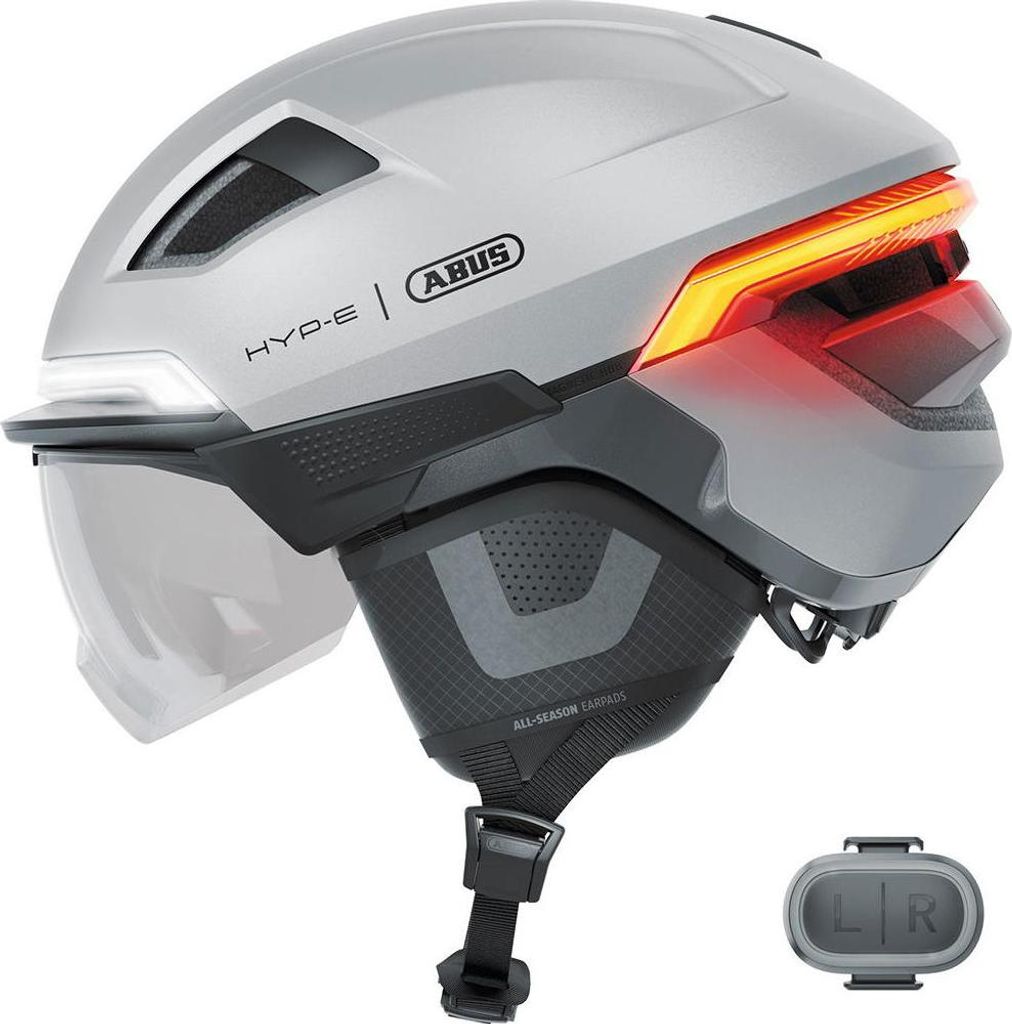 Casque Abus 94318 - HYP-E ACE GLEAM SILVER L Image du produit 