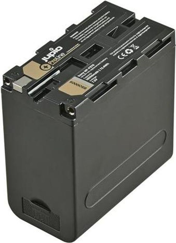 Batterie Jupio *ProLine* NP-F970 (USB 5V / DC 8,4V Ausgang) 10050 mAh pro Sony