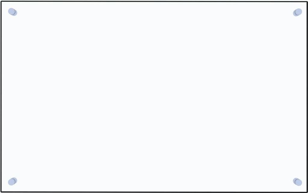 vidaXL Küchenrückwand Transparent 80×50 cm Hartglas Produktbild 