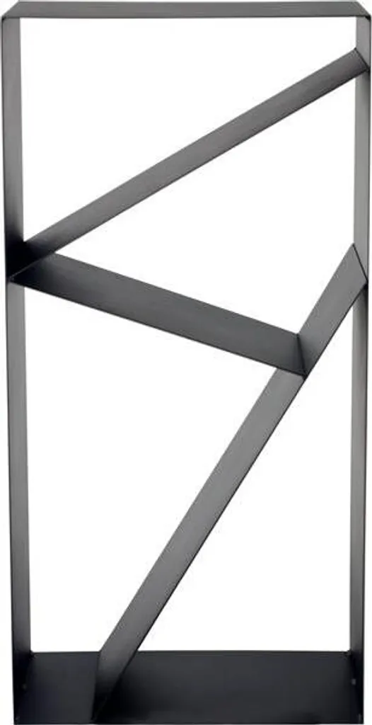 Range-bûches intérieur design vertical 80 cm pour bois de cheminée