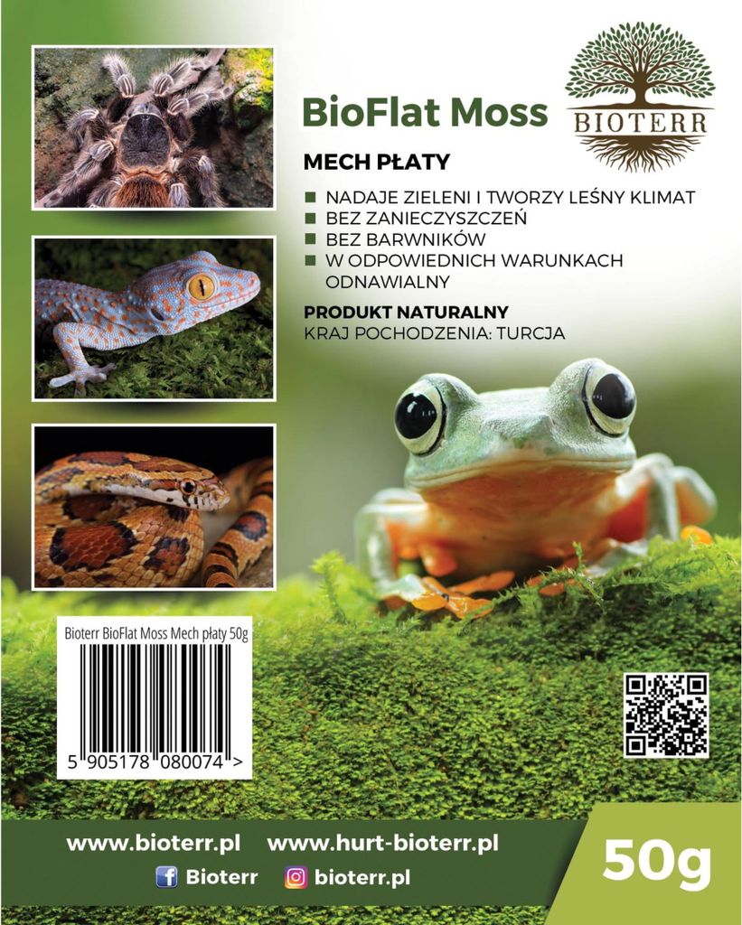 BioFlat Moss Moosblätter 50g