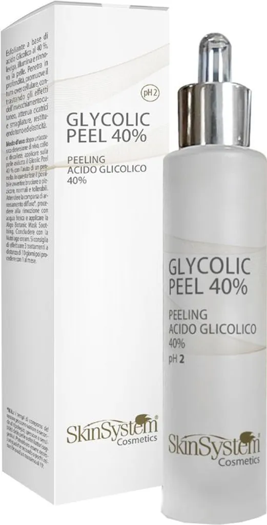 Acide Glycolique 40% SkinSystem : Peeling Concentré pour Éclat du Teint