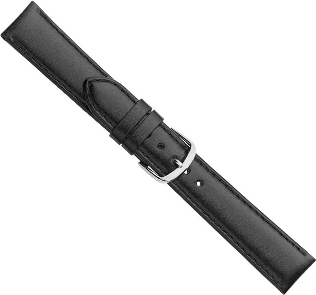 Uhrenarmband Büffelleder bombiert mit Ziernaht | Herzog 20315S, Stegbreite:20mm