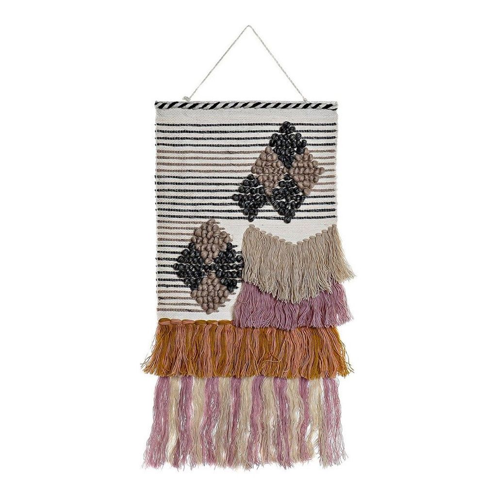 Hängende Dekoration dkd home decor jute Baumwolle wool (46 x 2 x 110 cm)