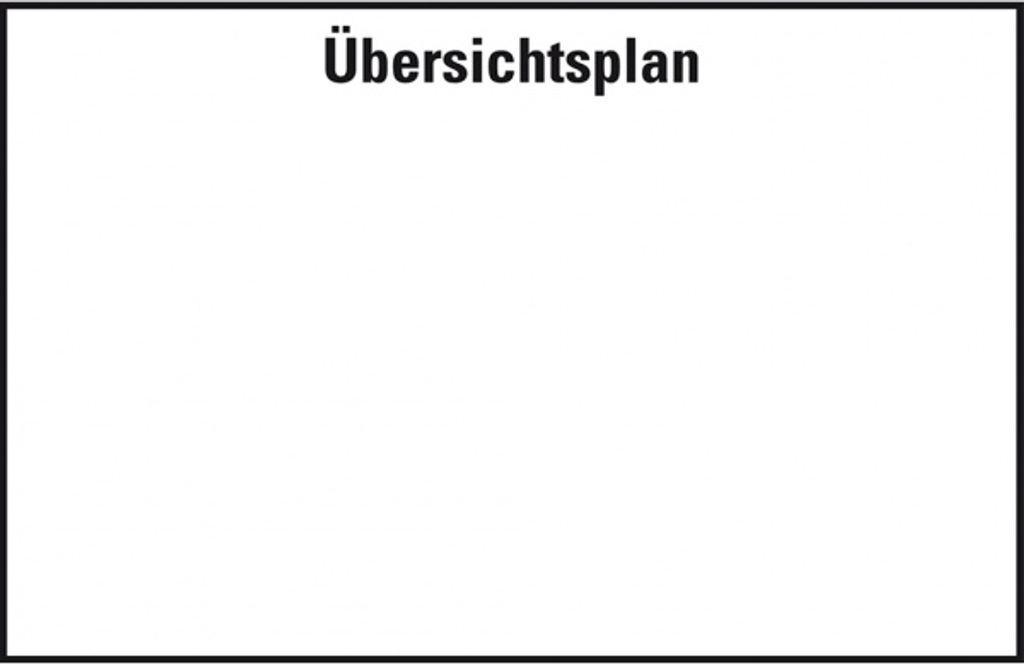 Dreifke Aufkleber mit Titelzeile Übersichtsplan, transparent, Folie, selbstk...