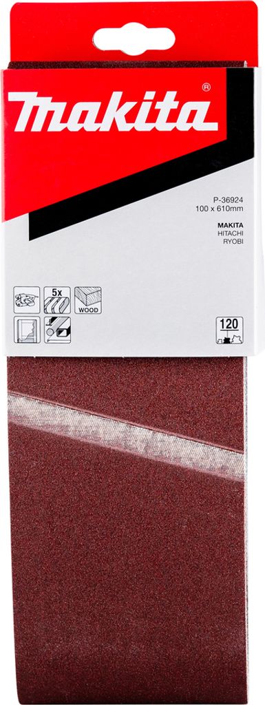 Makita P-36924 Schleifband 100x610mm K120 Produktbild 3