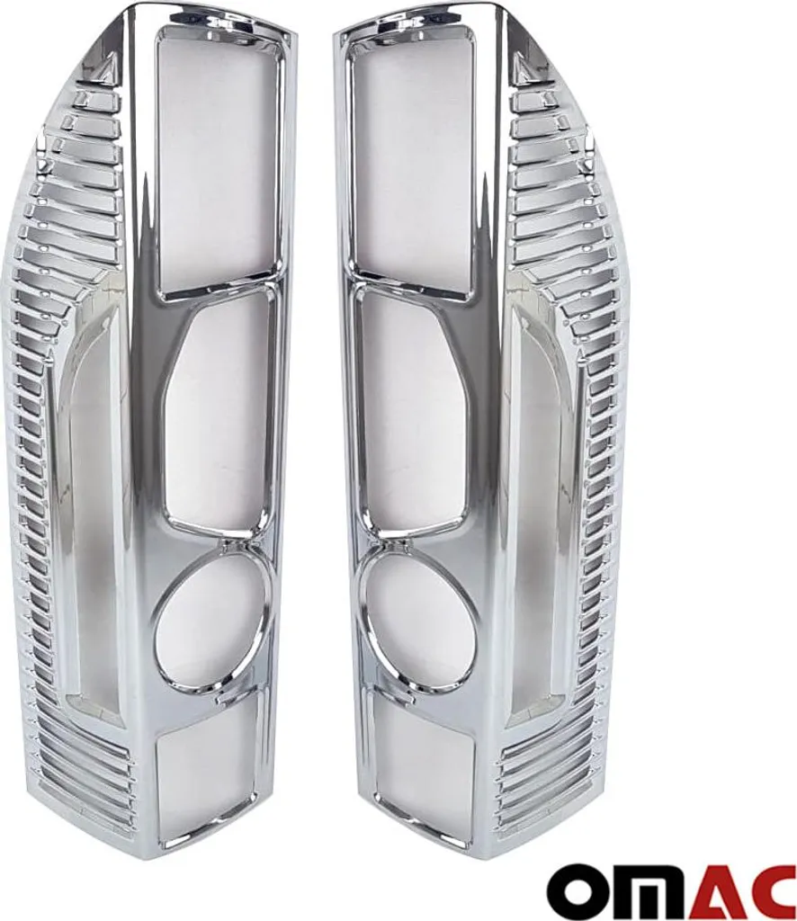Fanale posteriore per Peugeot Boxer 2006-2014 cromo ABS argento 2 pezzi