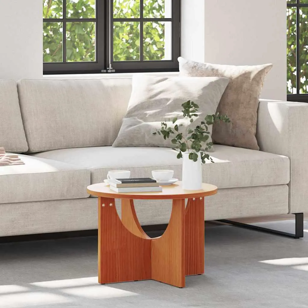Offerta Tavolino in Legno Massiccio 50x50x35 Marrone Cera - Ordina Ora