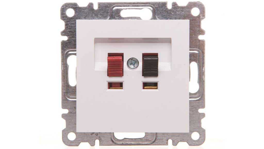 LUMINA2 Prise pour haut-parleur blanche WL3310 Image du produit 