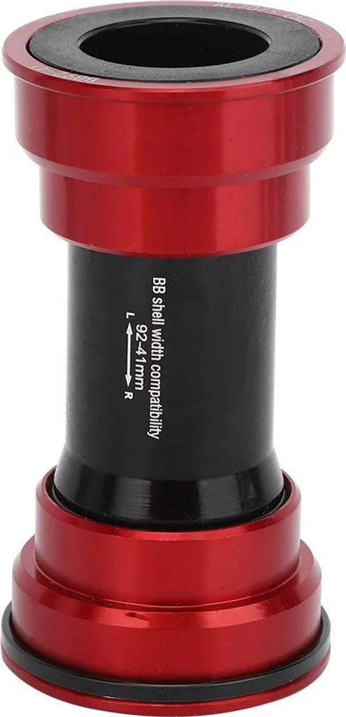 Alomejor Pédalier VTT BB91 BB92 Intégré Manivelle Creuse Rouge