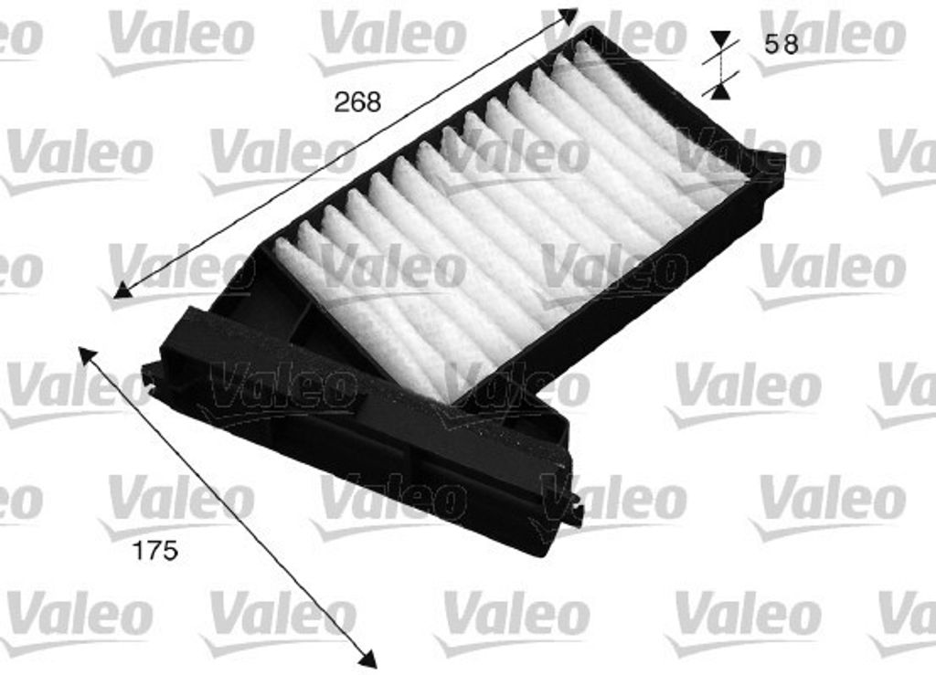 VALEO 715528 Innenraumfilter Pollenfilter für MITSUBISHI Galant VIII Limousine (EA)