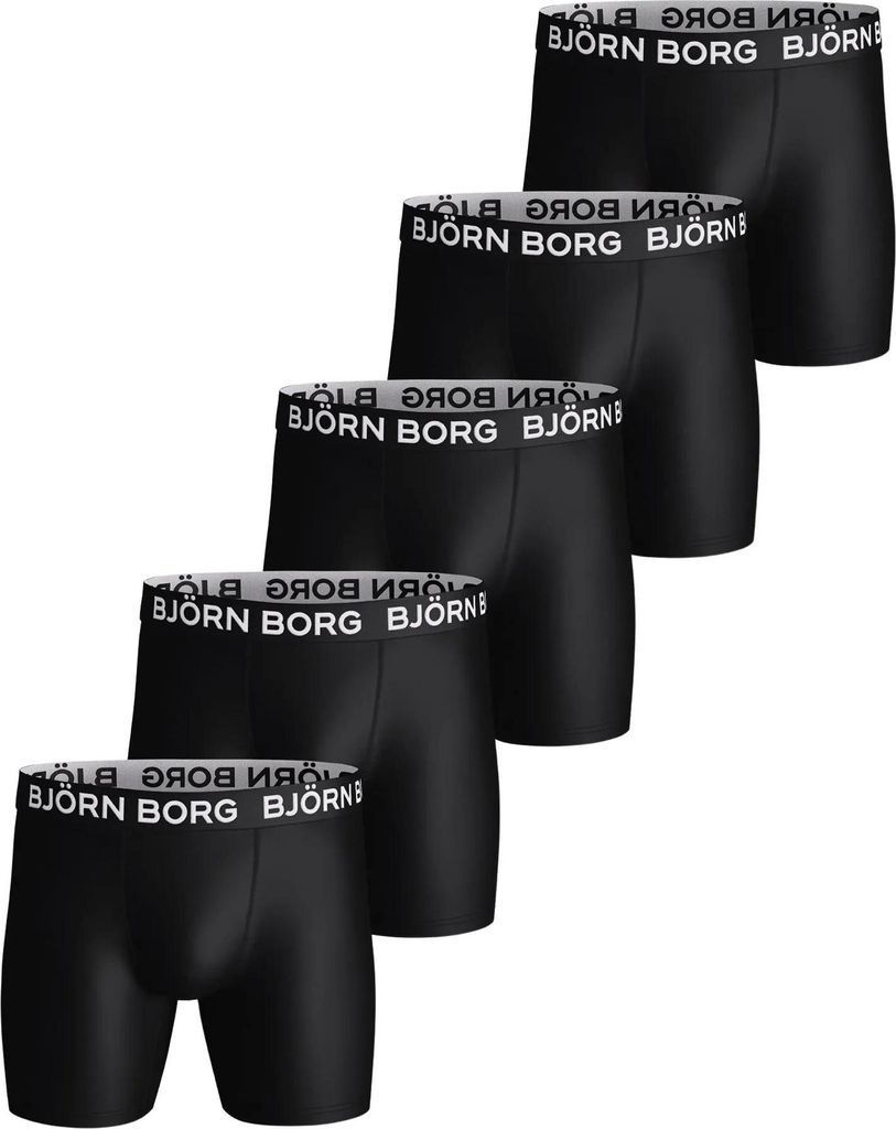Björn Borg Sports Microfiber Boxershorts Herren (5-pack)