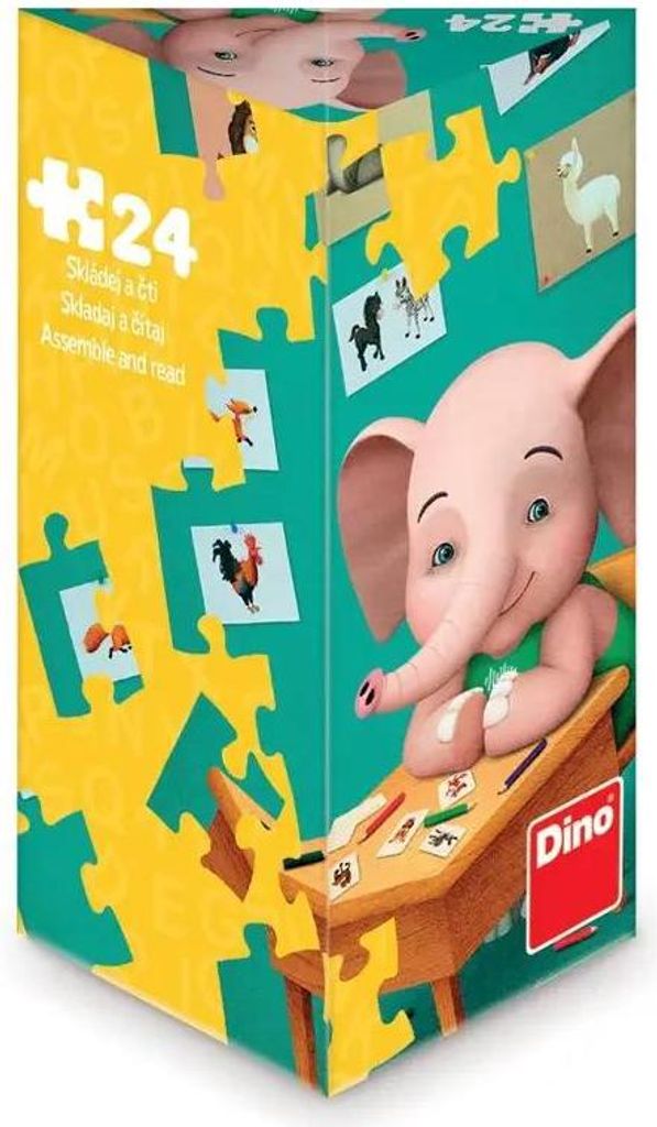 Dino - Puzzle Sloník Mio - 1-39 dielov