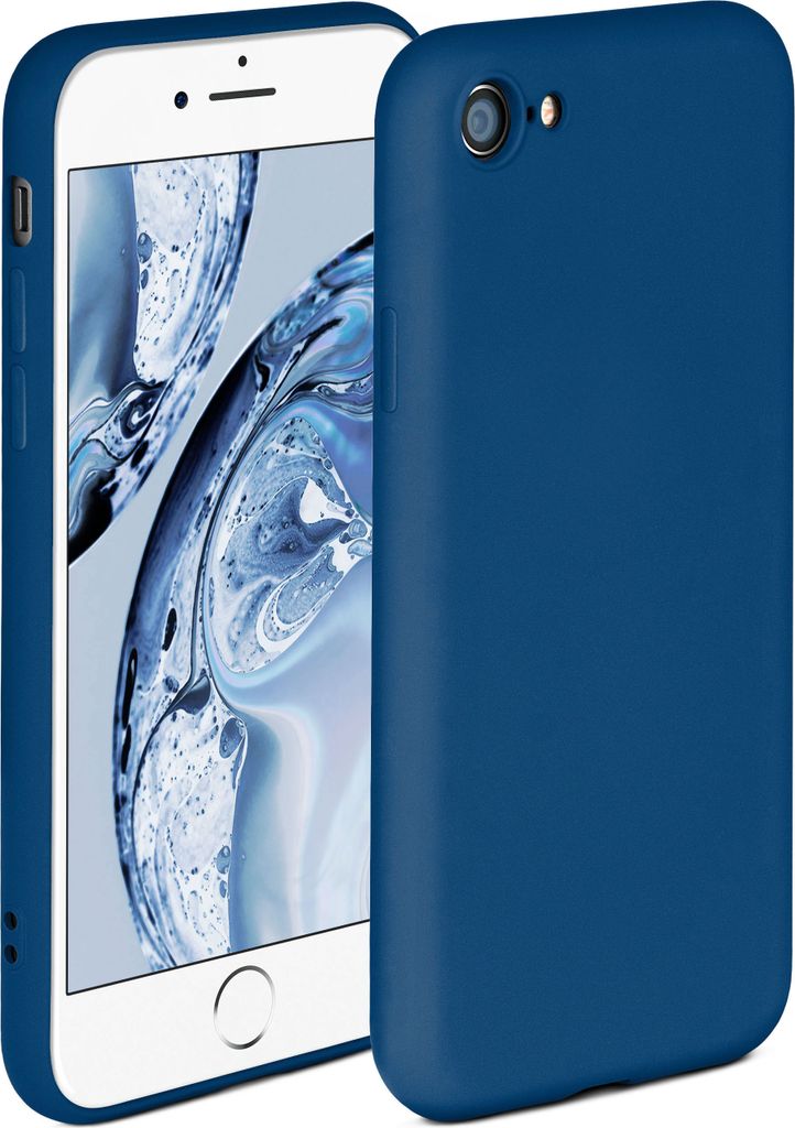 Soft-Case für iPhone 7/8 / SE (2020/2022), Farbe:Horizontblau