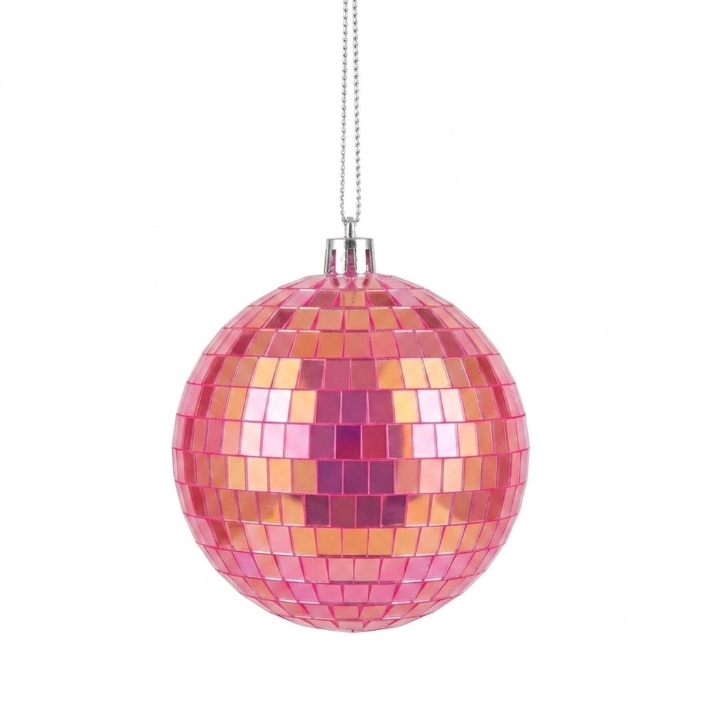LED Disco-Kugel mit 8 Micro-LEDs Ø 8 cm Batteriebetrieben Produktbild 