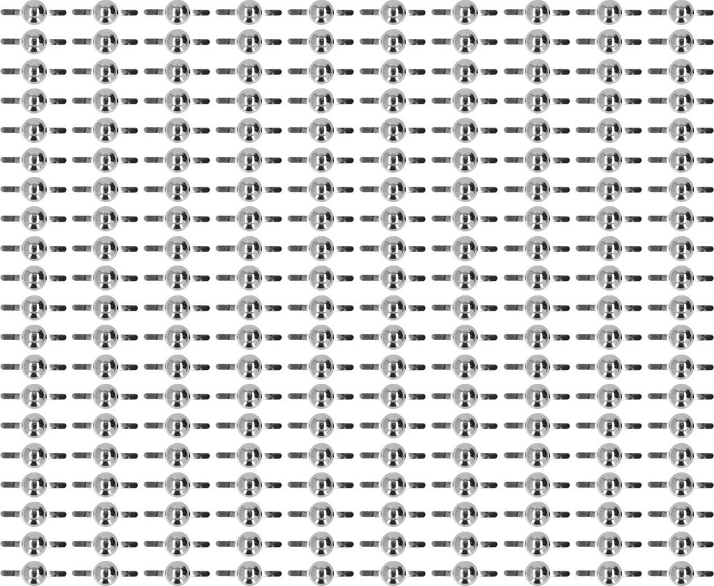 200pcs Dekorative Metallkackverkleidung Elektroplierende Behandlung Burr Freie Verschleiß resistent DIY -Herstellung von Nägeln Hardware für Tas...