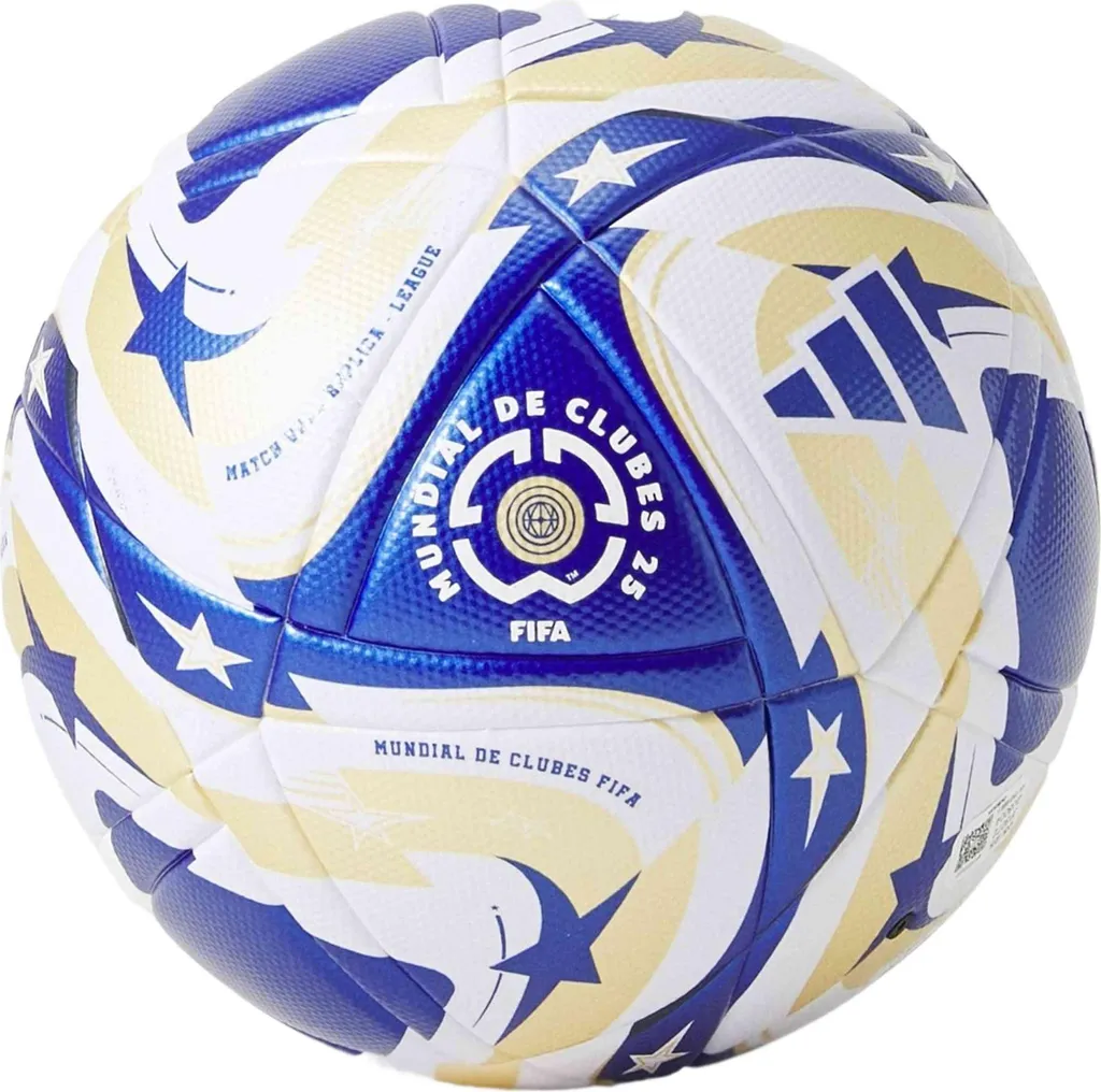 Adidas FCWC LGE F Bianca MasBlu Gold - Pallone da Calcio Ufficiale 38
