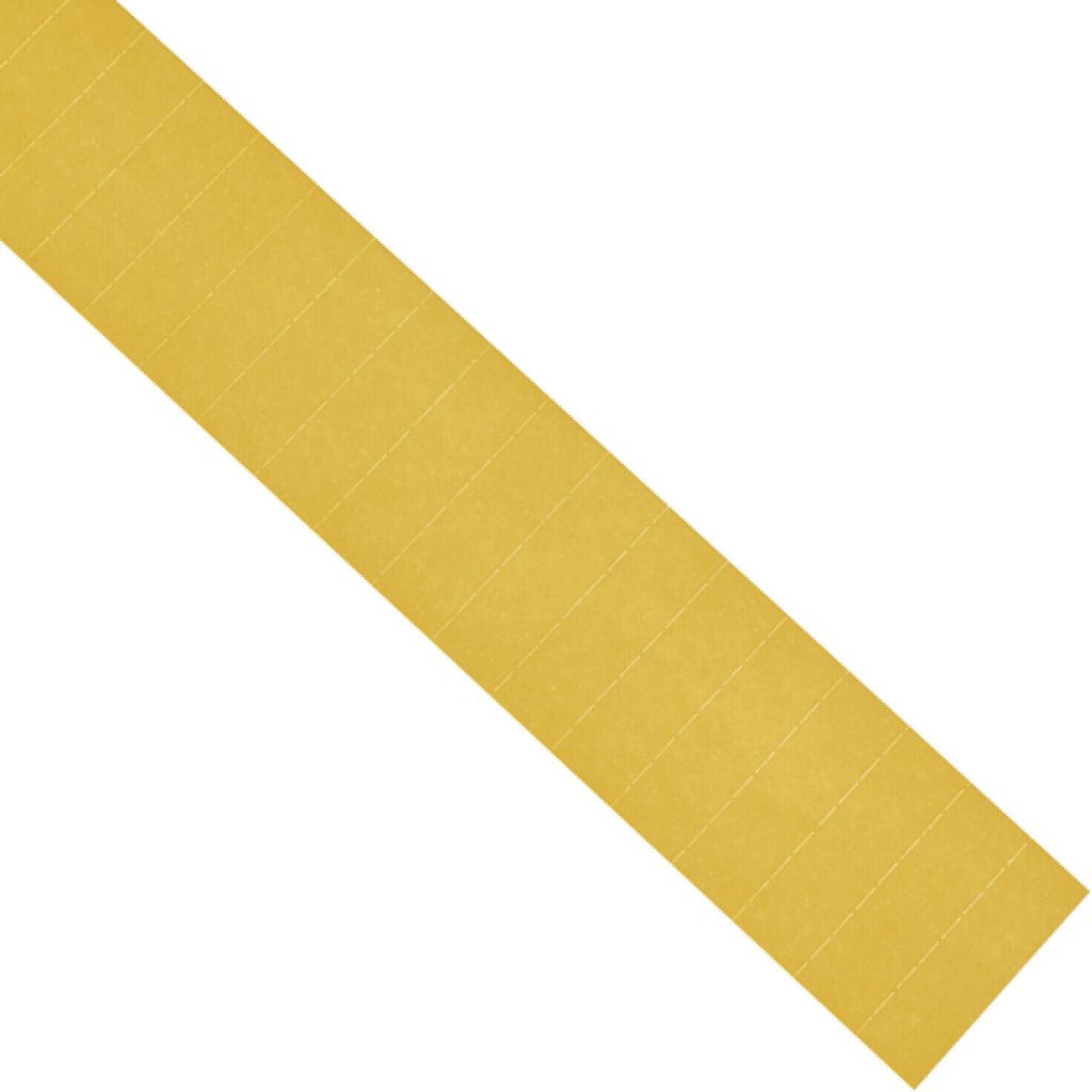 Etiketten für C-Profil gelb 60x15mm 115St