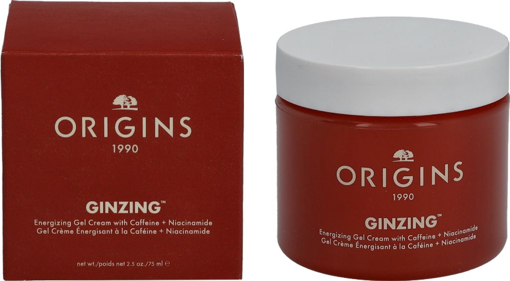 With Caffeine + Niacinamide Origins Ginzing Energizing Gel Cream