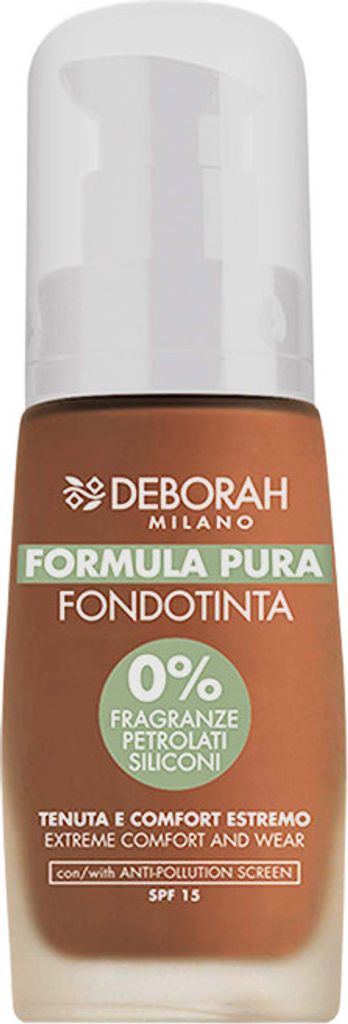 Italienische Make-up-Grundierung Liquido Puro 0% 06 Karamell - Deborah