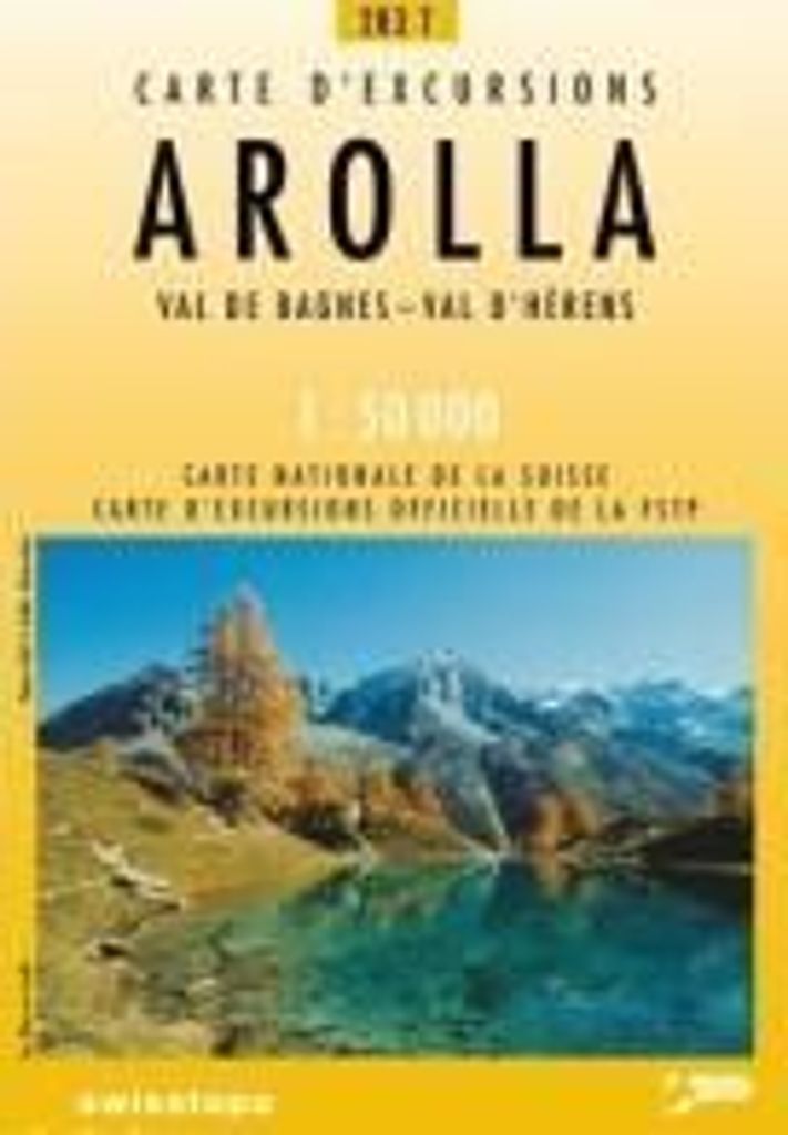 Swisstopo 1 : 50 000 Arolla