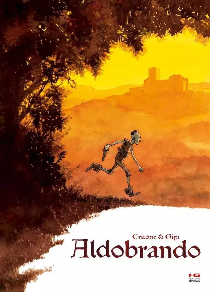 Aldobrando Bande Dessinée de Gipi avec Reliure Renforcée et Illustrée