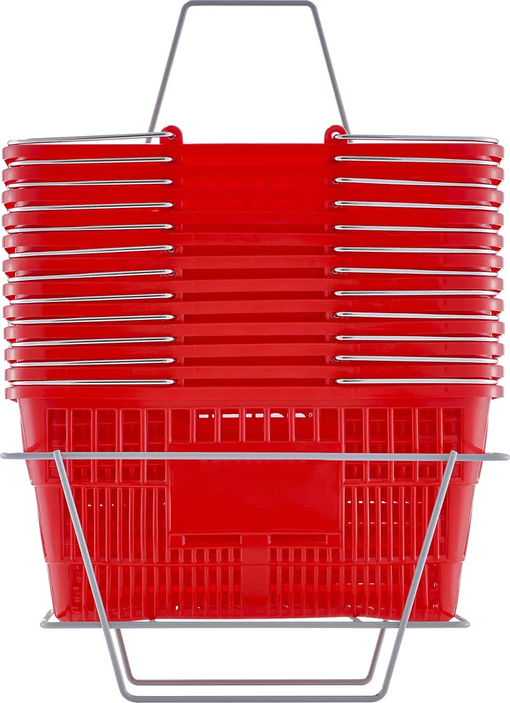 Panier pour faire les courses 21 litres en plastique pour commerçants