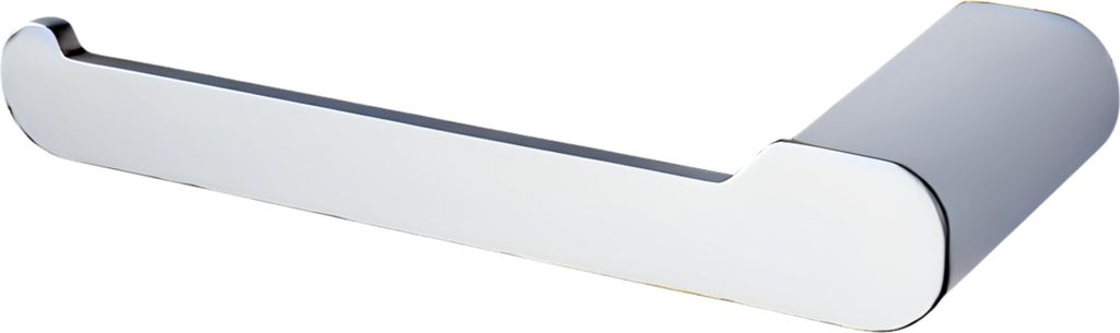 Balneo | Toilettenpapierhalter silber CHROM Edelstahl| Papierrollenhalter QARX Rostfrei | WC-Papierhalter aus Metall