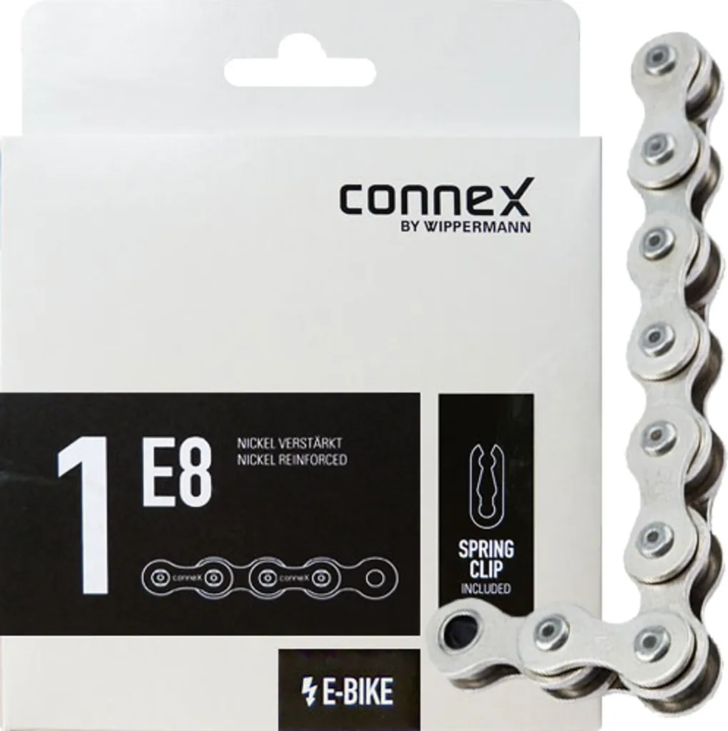 Chaîne de transmission pour VAE et vélo de ville Connex 1E8 132 maillons