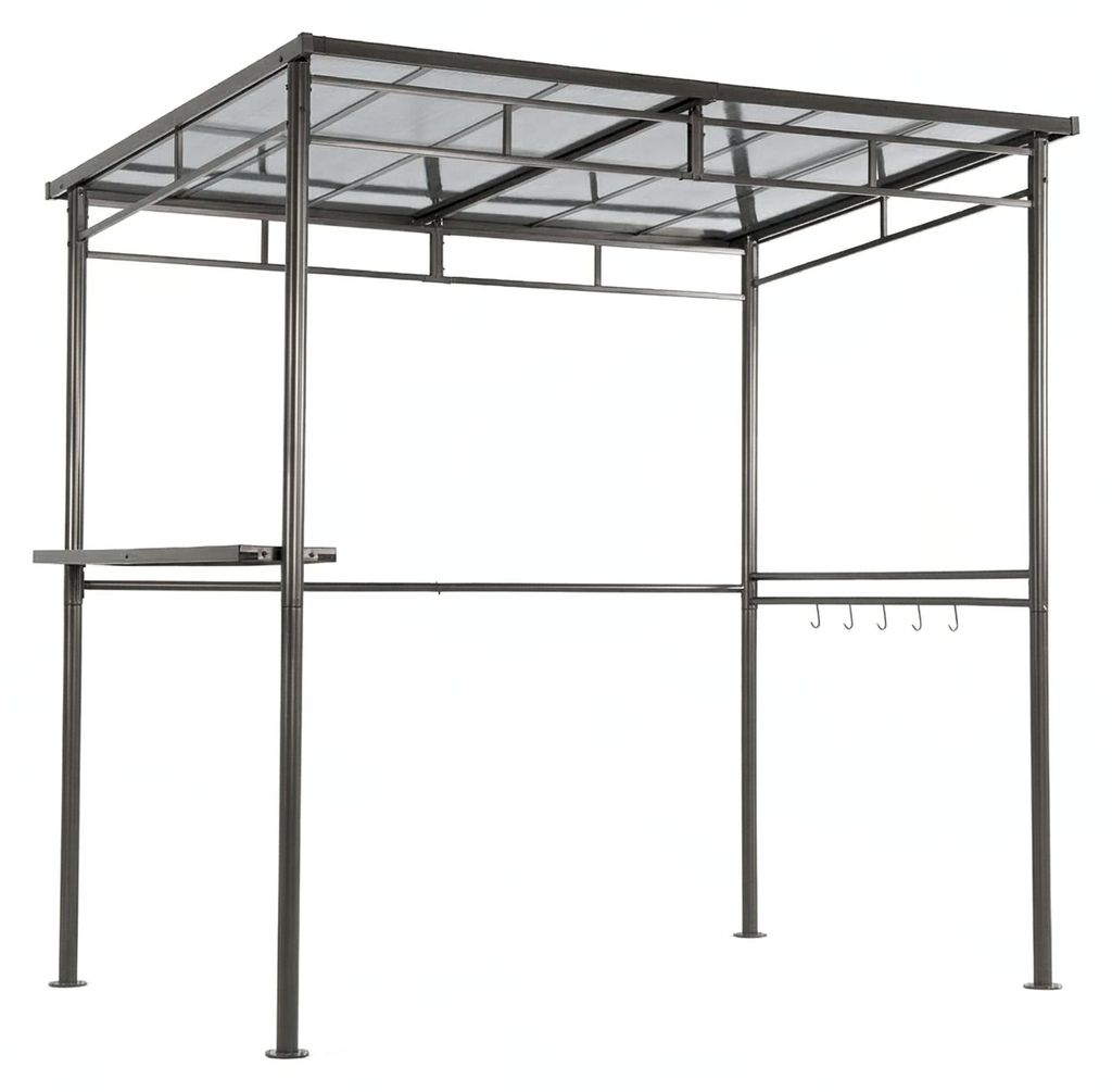 osoltus Grillpavillon Gas Grill Unterstand Dach Grill-Ecke BBQ 1,5 x 2,2 m