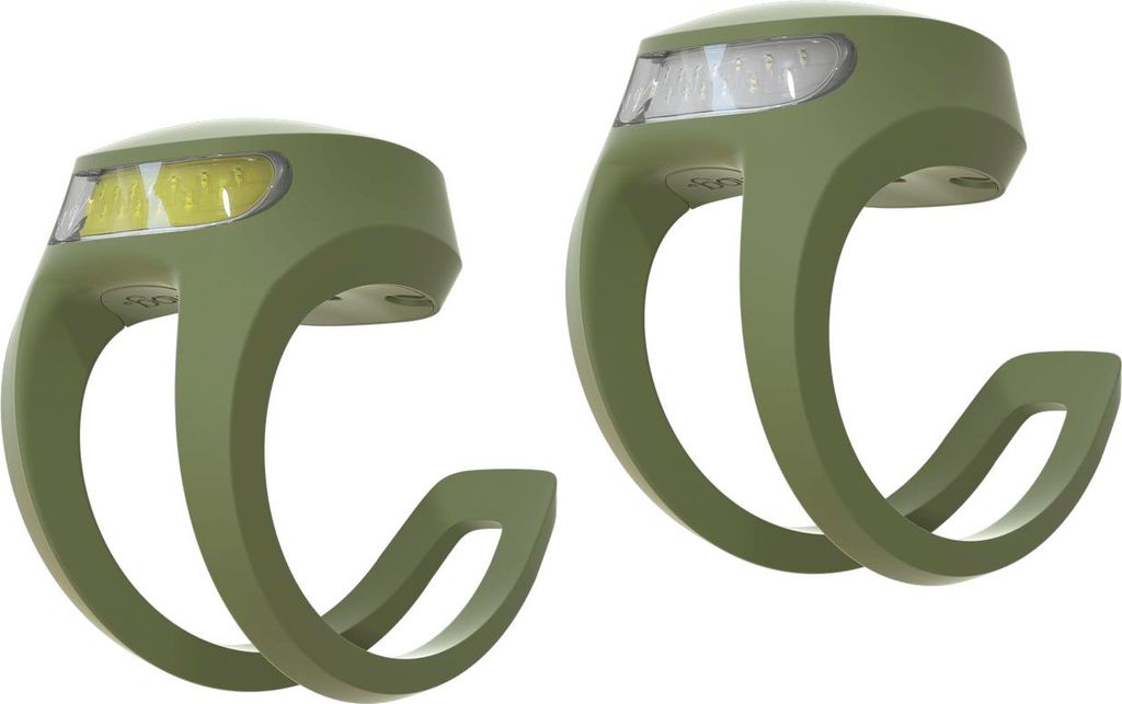 Knog Frog USB Doppelpack – Jacke grün Produktbild 