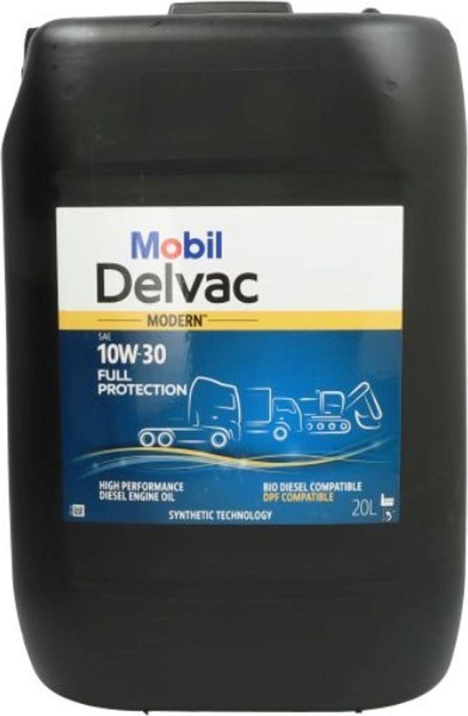 MOBIL Delvac MX ESP für 10W-30 20 Liter Motoröl Motorenöl Teilsynthetisch DQC II-18 LA Mack EO-O PP 228.31 DDC DFS 93K222 DDC DFS 93K218 Mack EO...