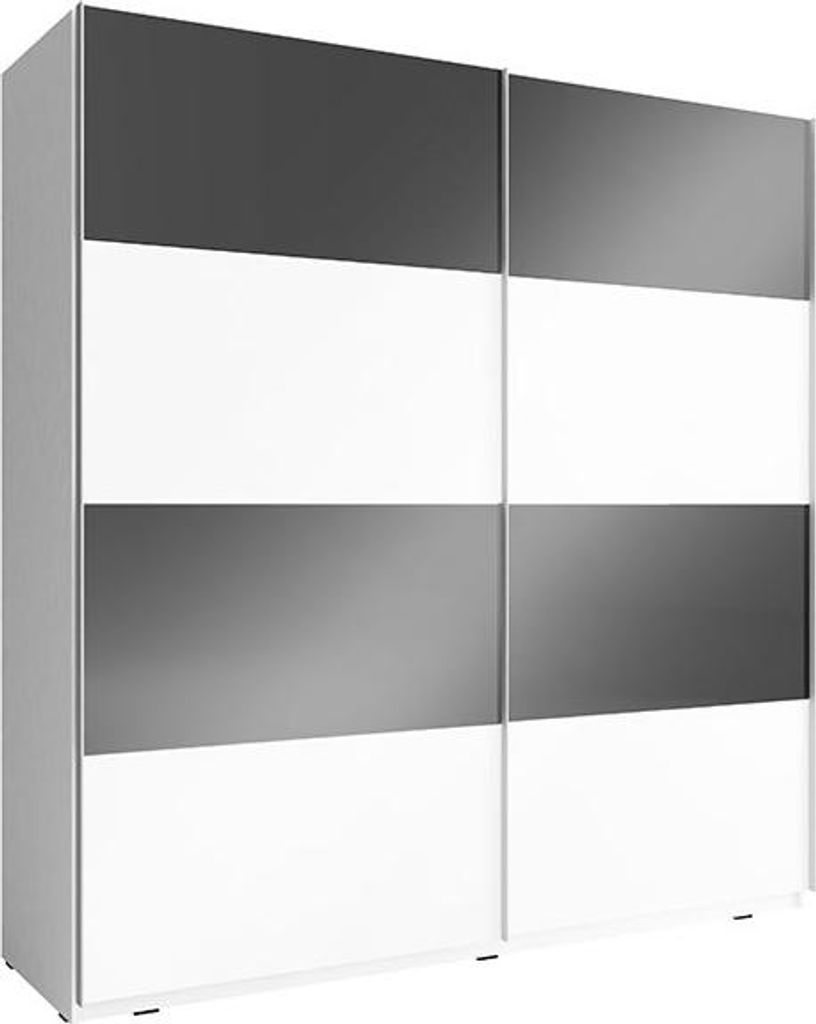 Wardrobe Wall Closet 200 cm Bedroom Furniture Cabinet Luxury wardrobes wood new