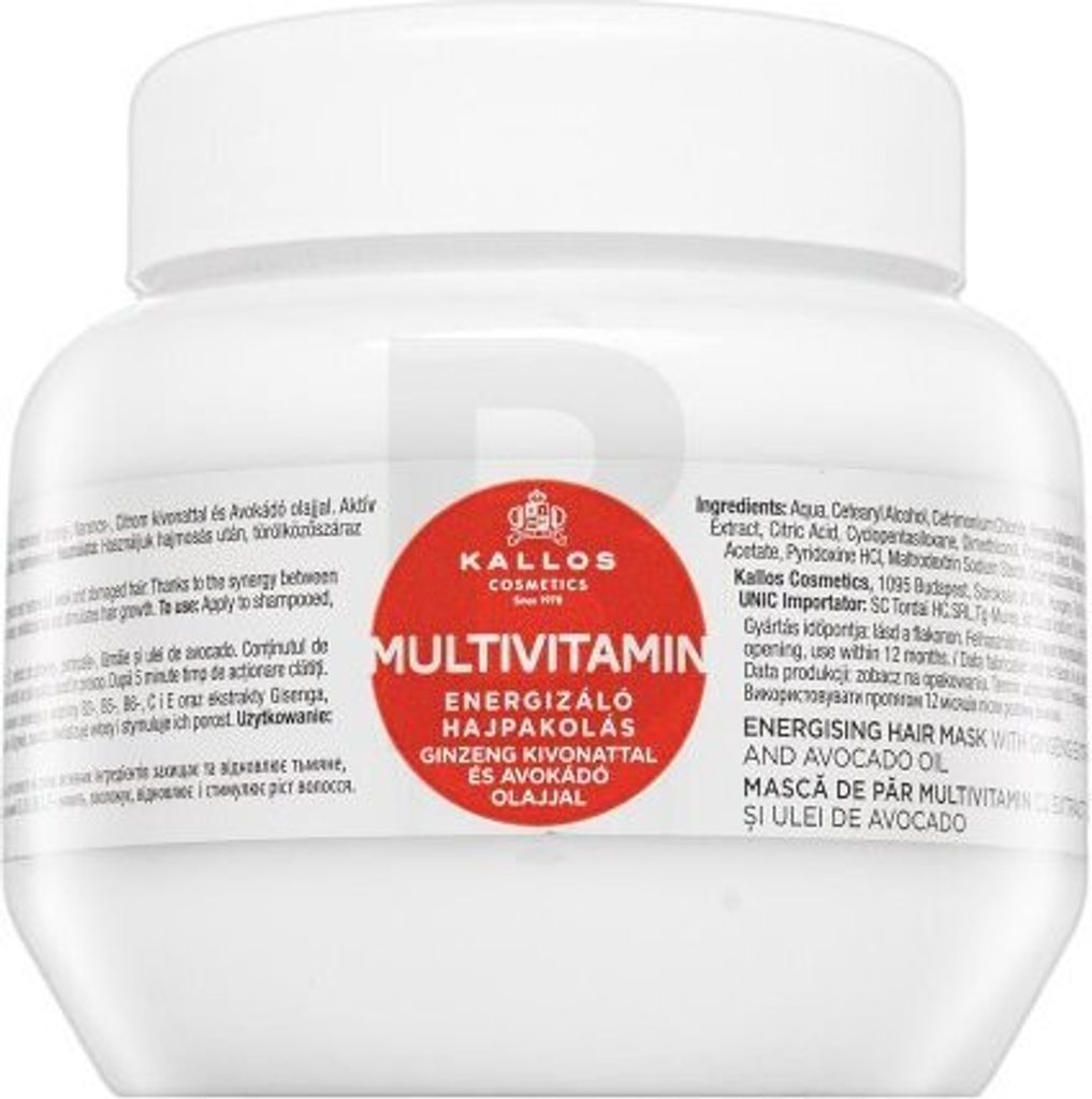 Kallos Multivitamin Energising Hair Mask 275 ml Produktbild 