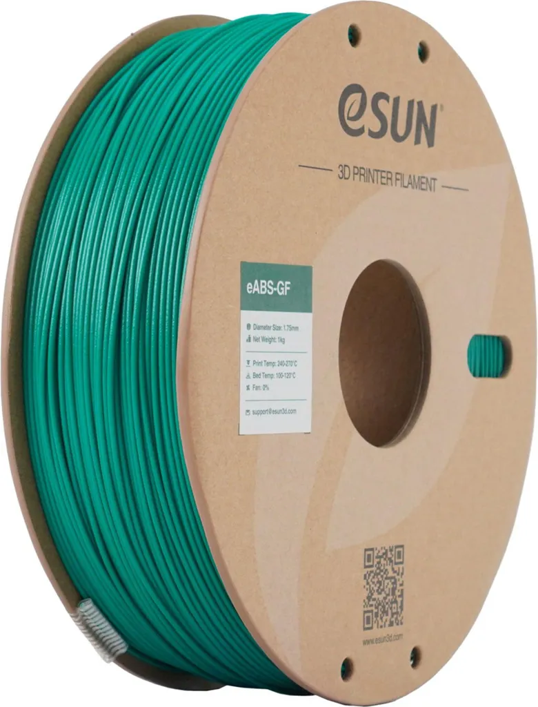 Recensione e Vendita eSUN eABS-GF Verde - Fibra di Vetro per Stampa 3D