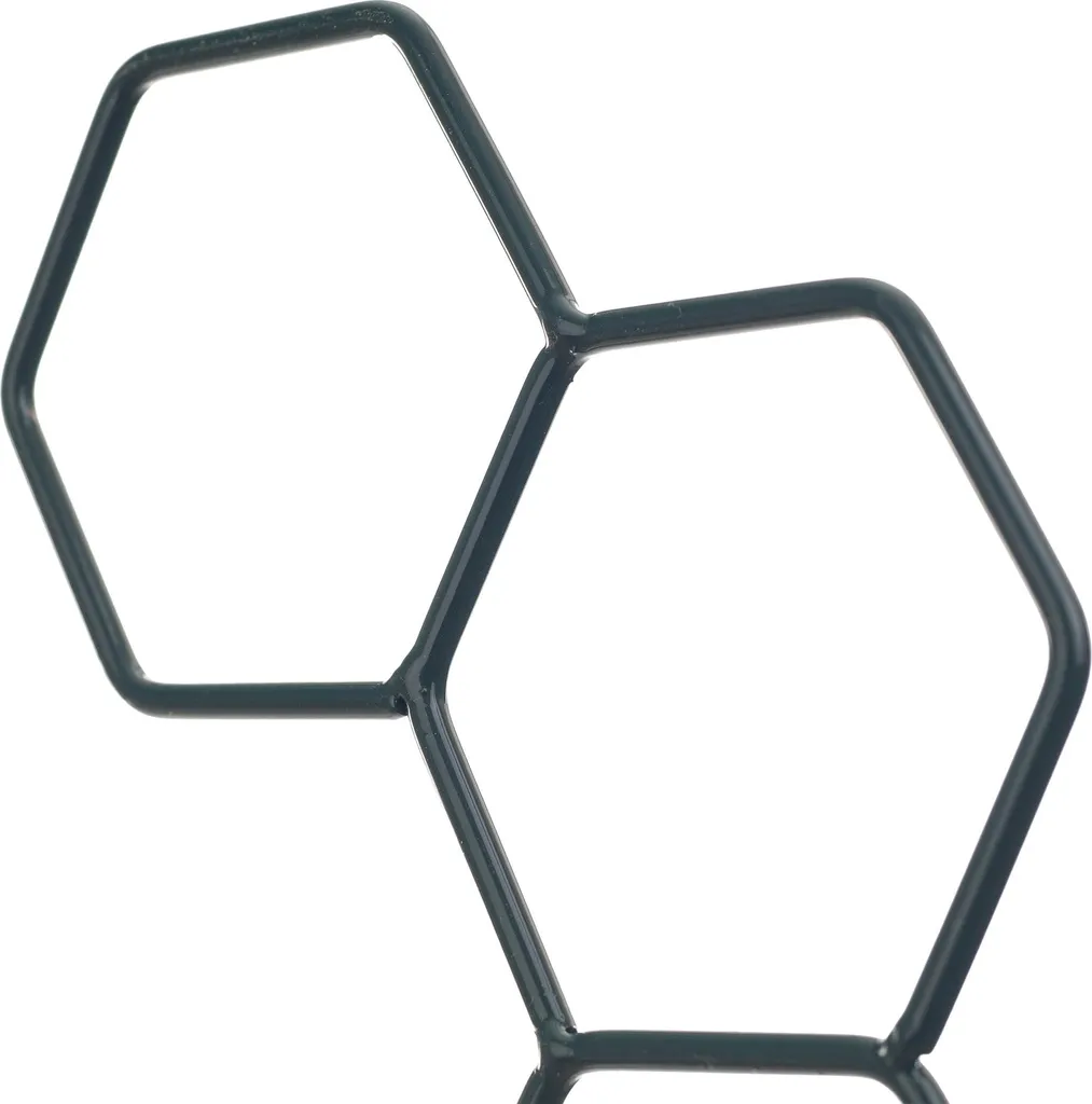 Soutenir vos plantes d'intérieur avec le support hexagonal KADAX x3 vert - 9