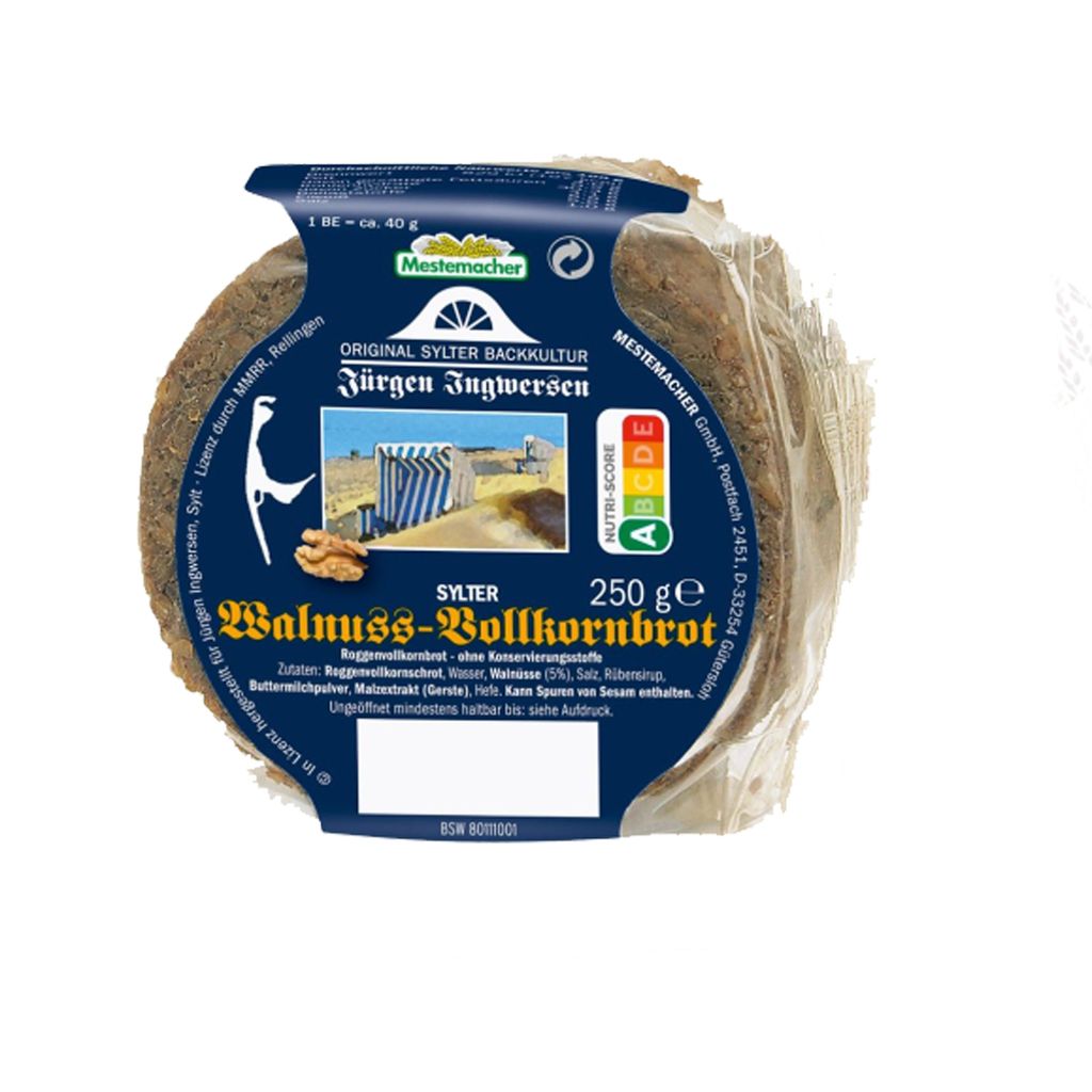 Mestemacher Sylter Walnuss Brot rond pain complet Image du produit 